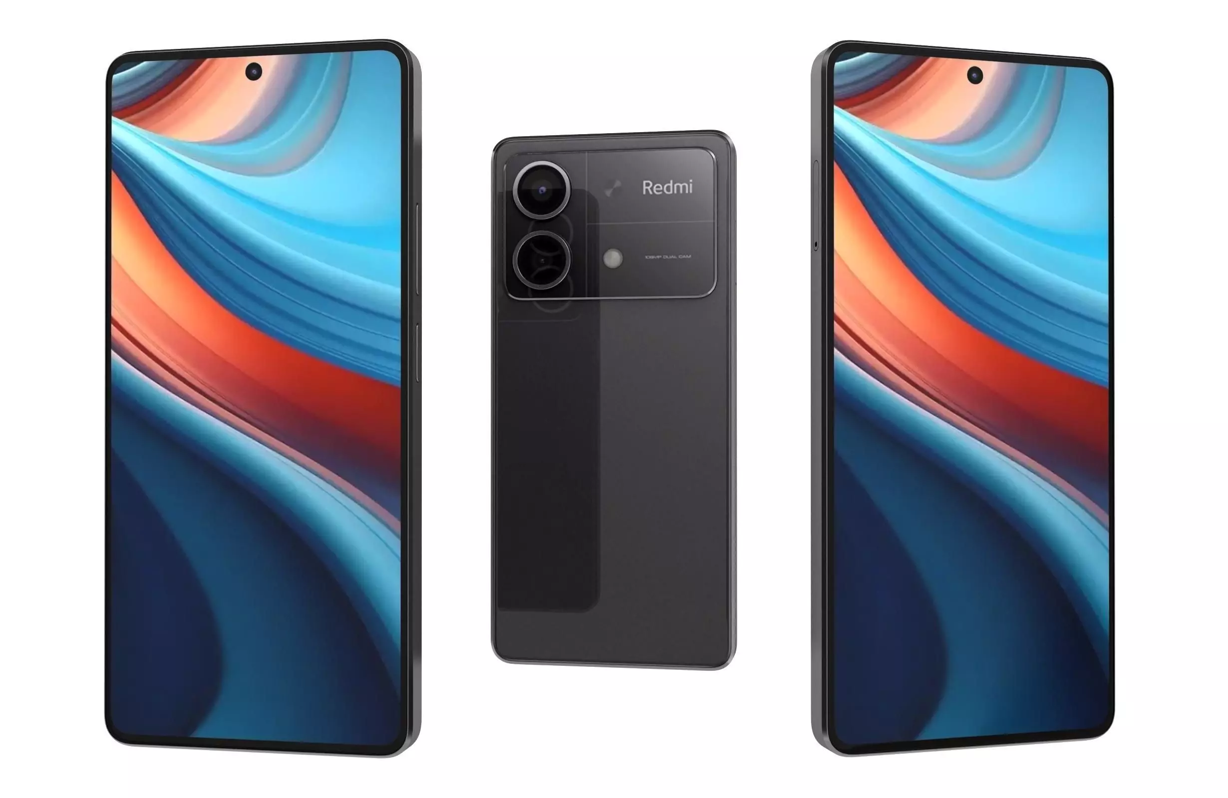 Xiaomi Redmi Note 13R Pro Black 3D model_0