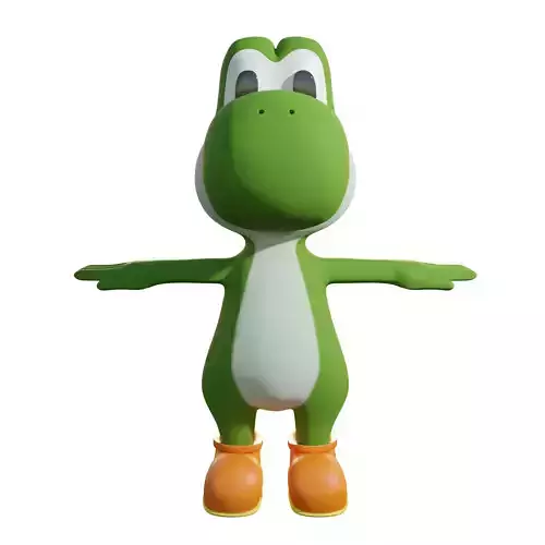 YOSHI Free low-poly 3D model