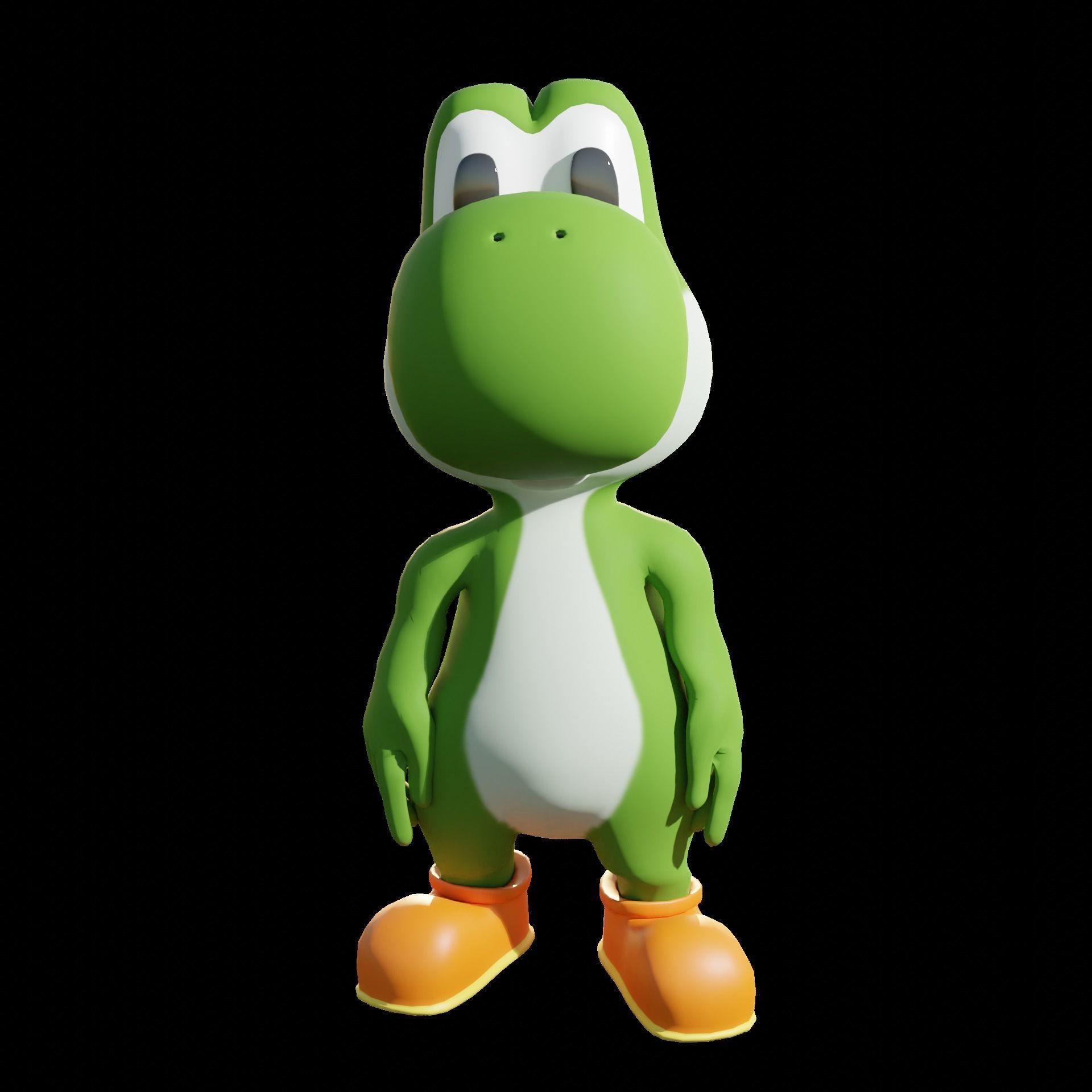 YOSHI Free low-poly 3D model_3