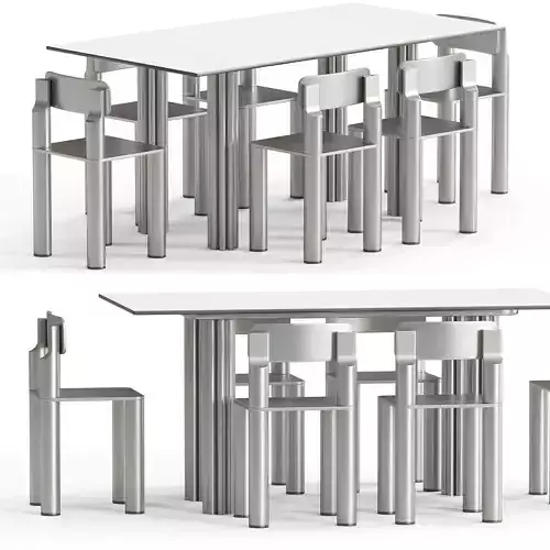 Found SILO chair and T T02 table 3D model