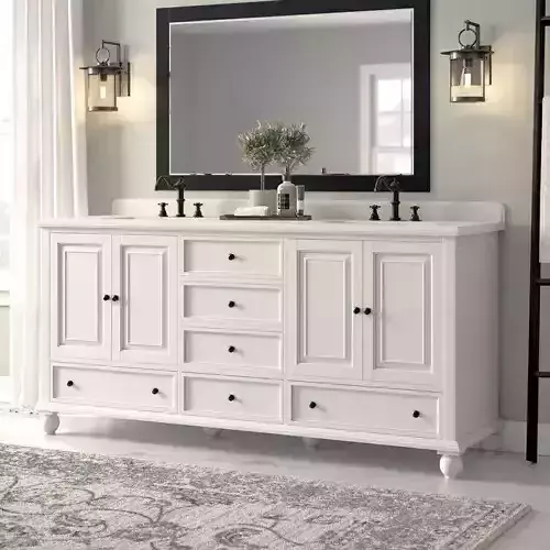 Magruder Double Bathroom Vanity Base Only