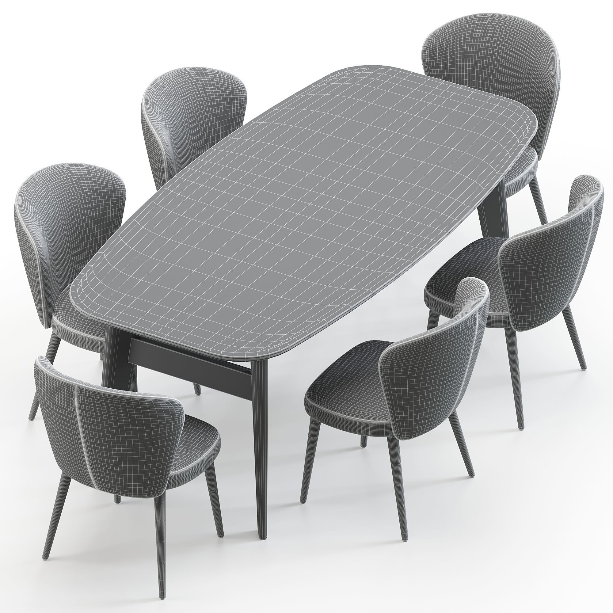 Fargo and abrey table 3D model_5