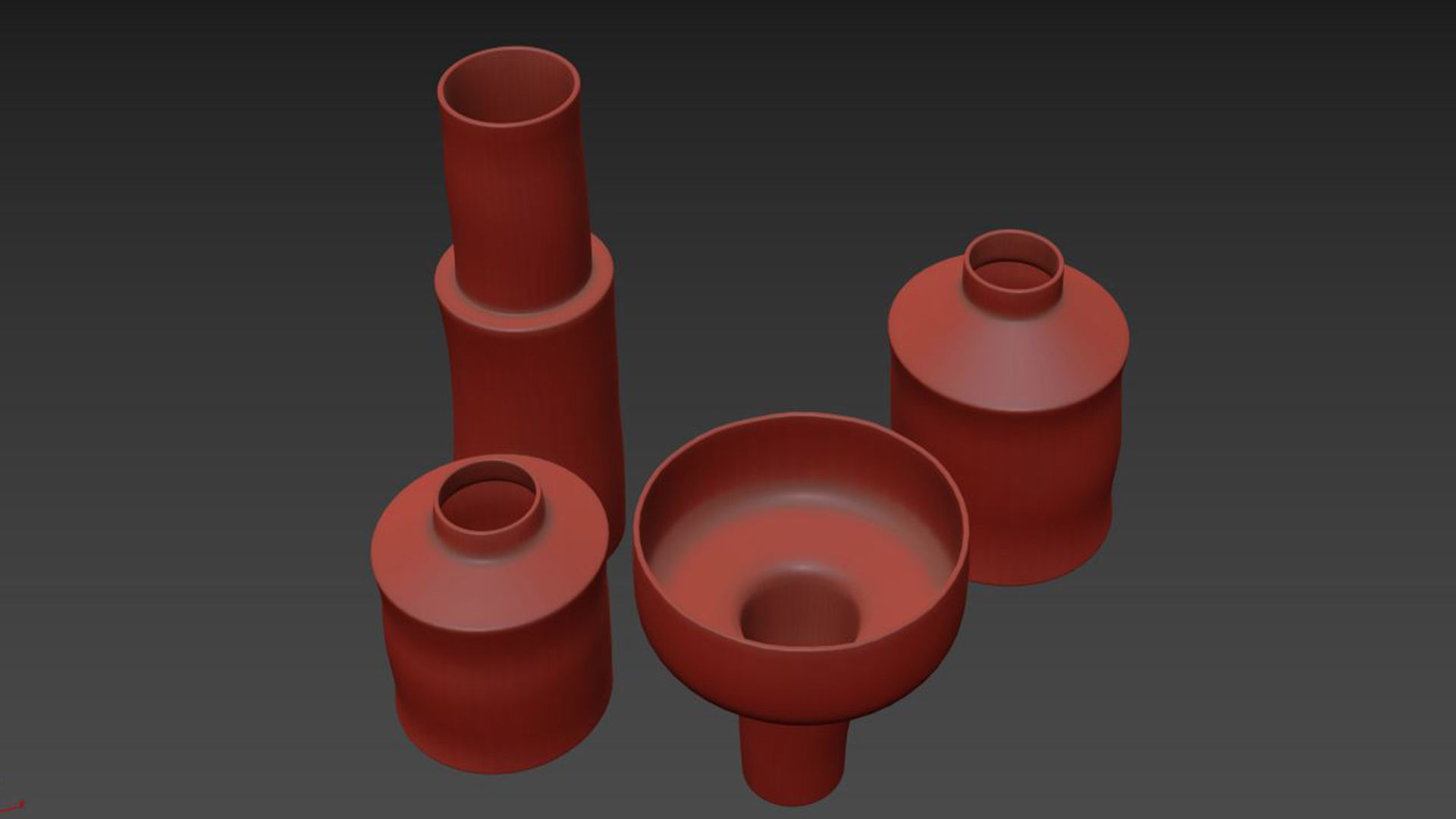 Liang and Eimil Weston Vases 3D model_5