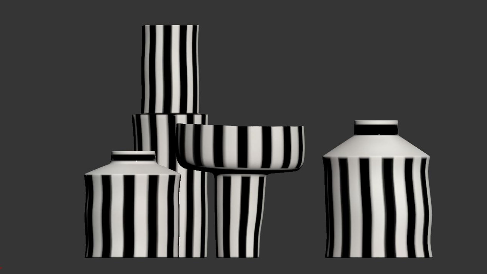 Liang and Eimil Weston Vases 3D model_3