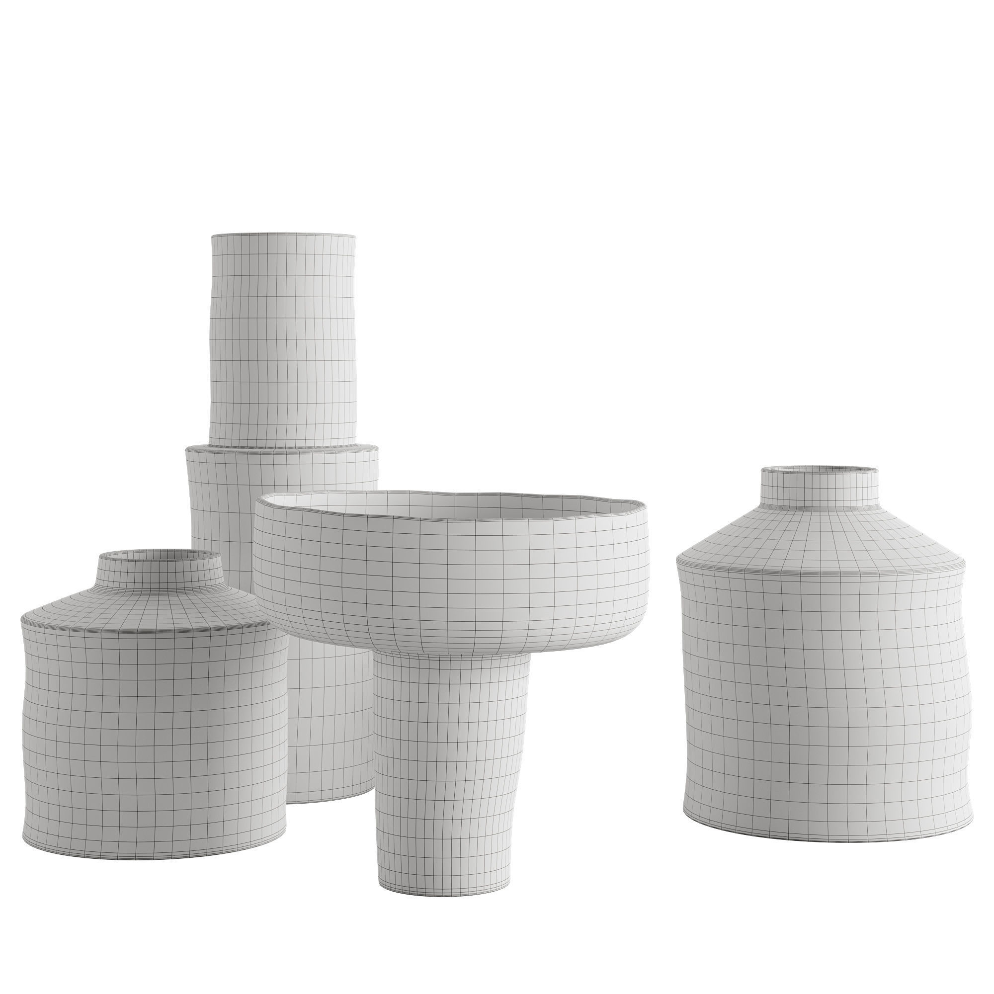 Liang and Eimil Weston Vases 3D model_2