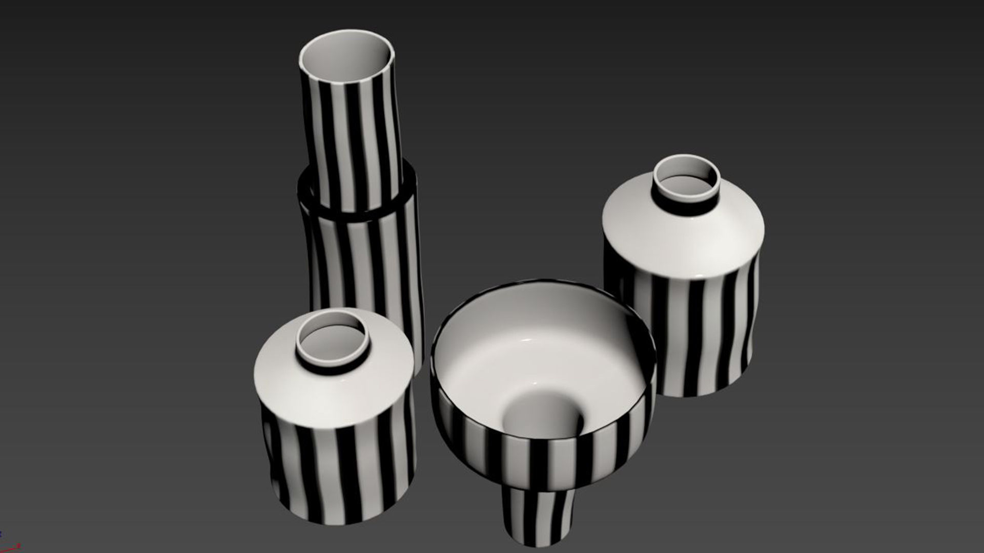 Liang and Eimil Weston Vases 3D model_4