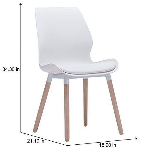 Ashbrook Polyurethane Upholstered Side Chair 3D model 2