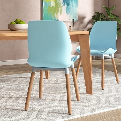 Ashbrook Polyurethane Upholstered Side Chair 3D model 3