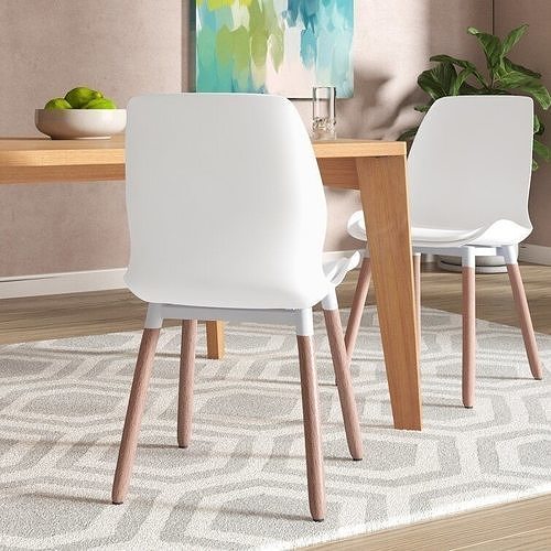 Ashbrook Polyurethane Upholstered Side Chair 3D model 4