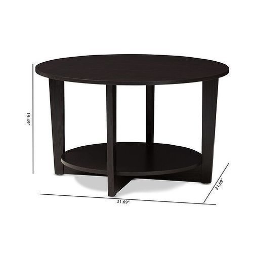 Ludlum Cross Legs Coffee Table 3D model 2