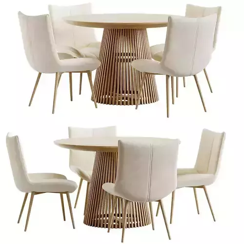 Robb chair and Jeanette table