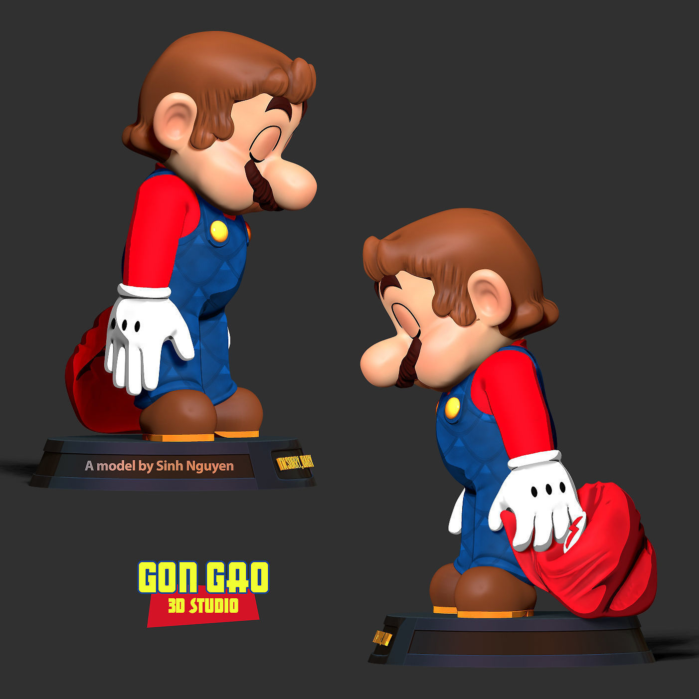 Mario is sorry 3D print model_3