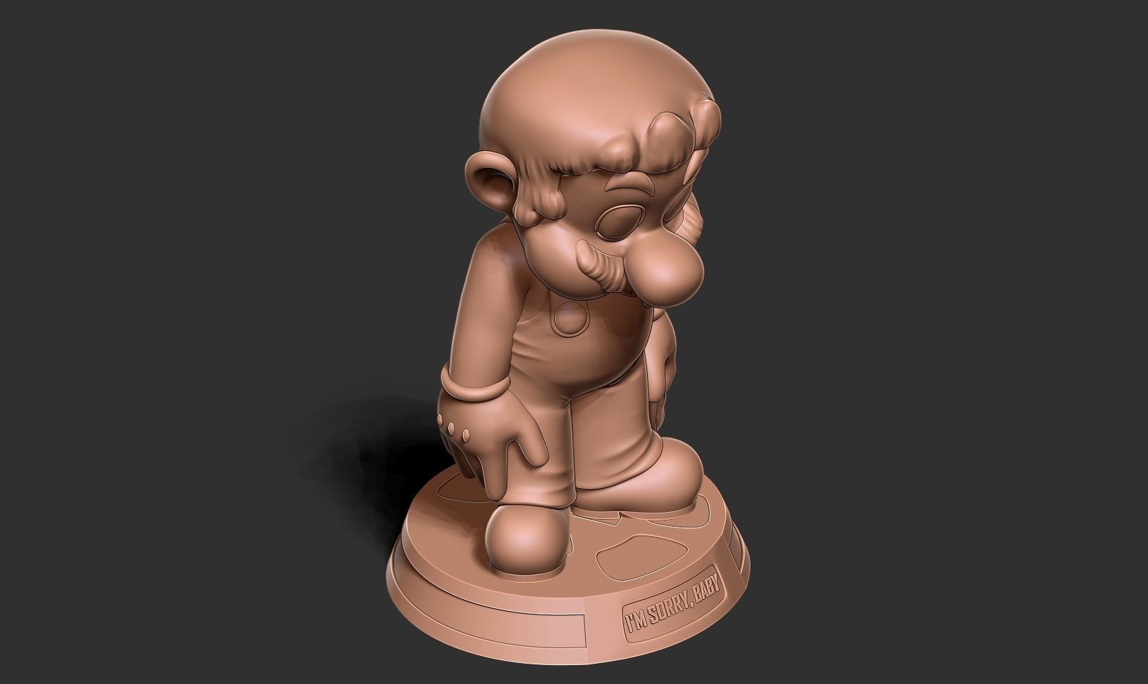 Mario is sorry 3D print model_18