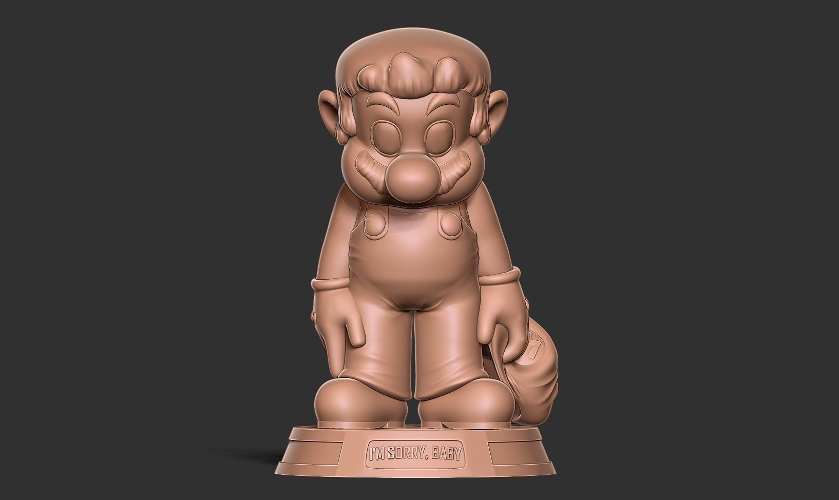 Mario is sorry 3D print model_10