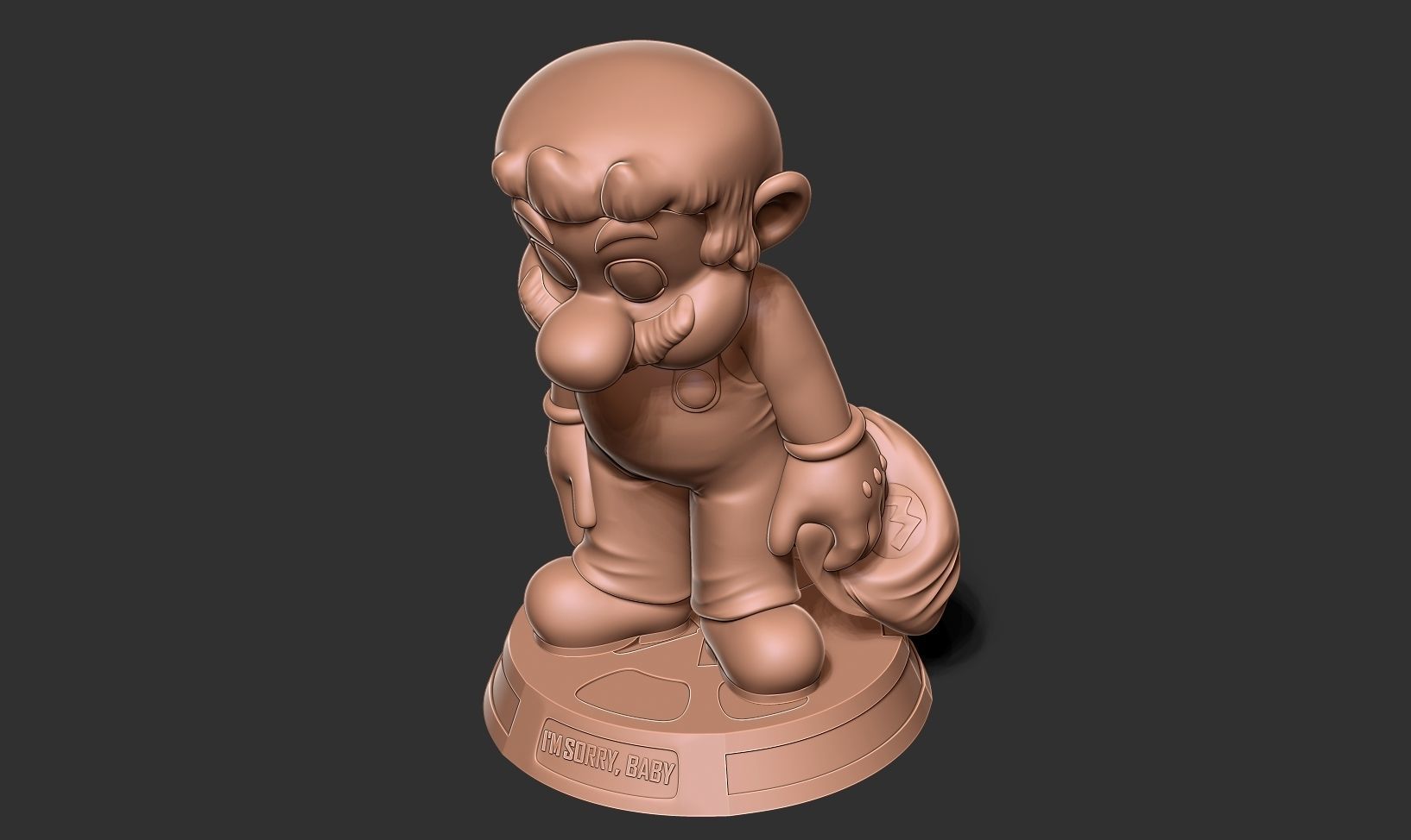 Mario is sorry 3D print model_16