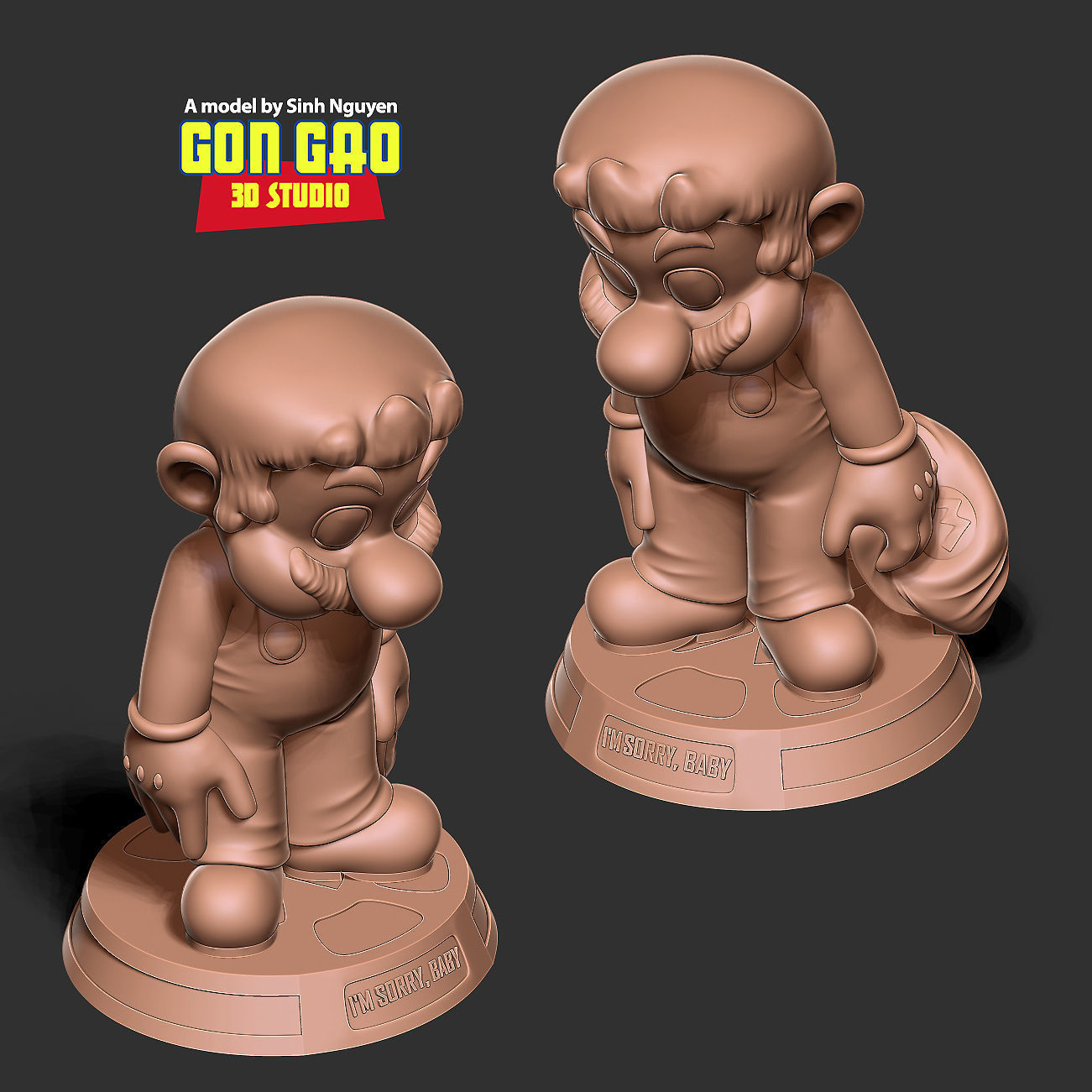 Mario is sorry 3D print model_4