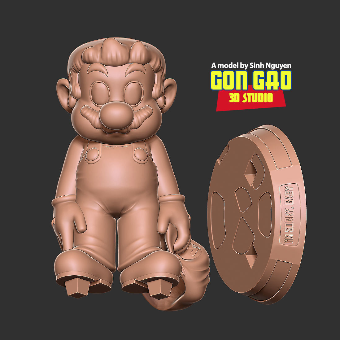 Mario is sorry 3D print model_2