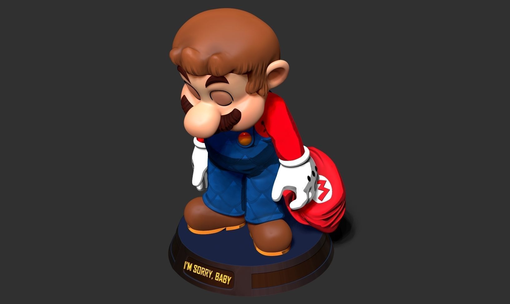 Mario is sorry 3D print model_17