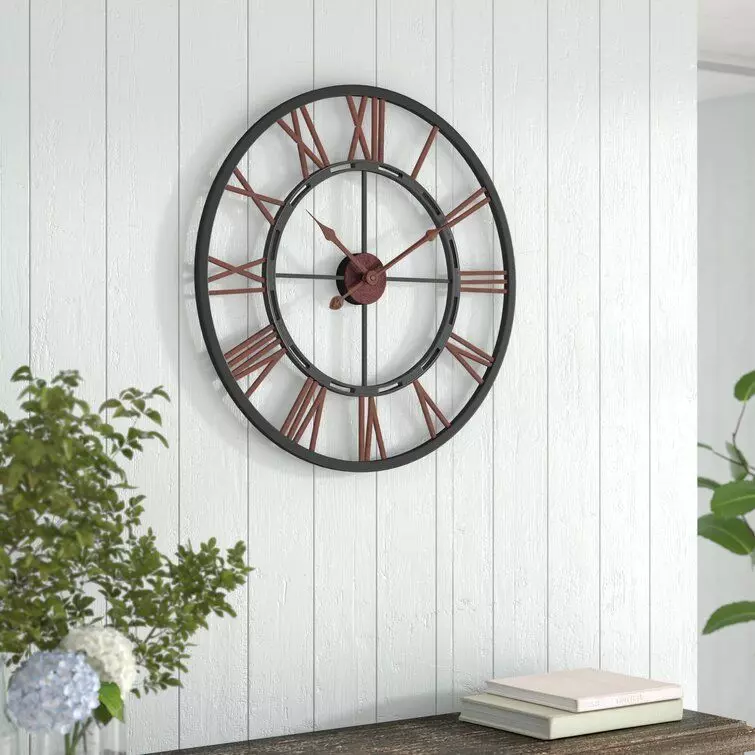 Bernardyn Metal Wall Clock 3D model_0