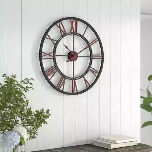 Bernardyn Metal Wall Clock