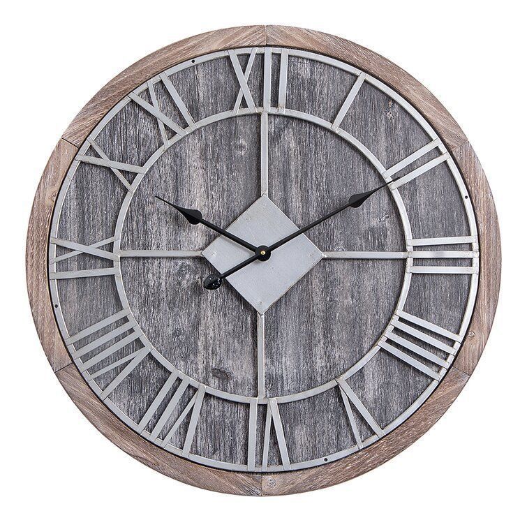 Bernhard Wood Wall Clock 3D model_3