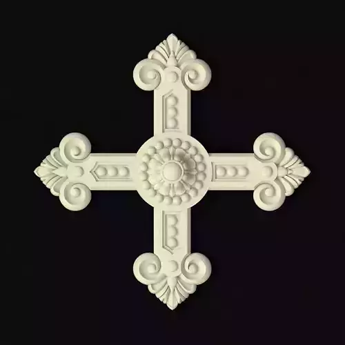 Central decor ornament for furniture