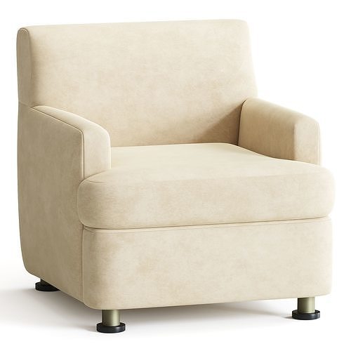 Colin King Renwick Chair by West elm 3D model