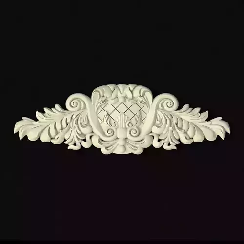 Central decor ornament for furniture