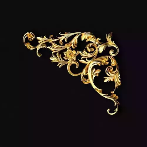 Central decor ornament for furniture