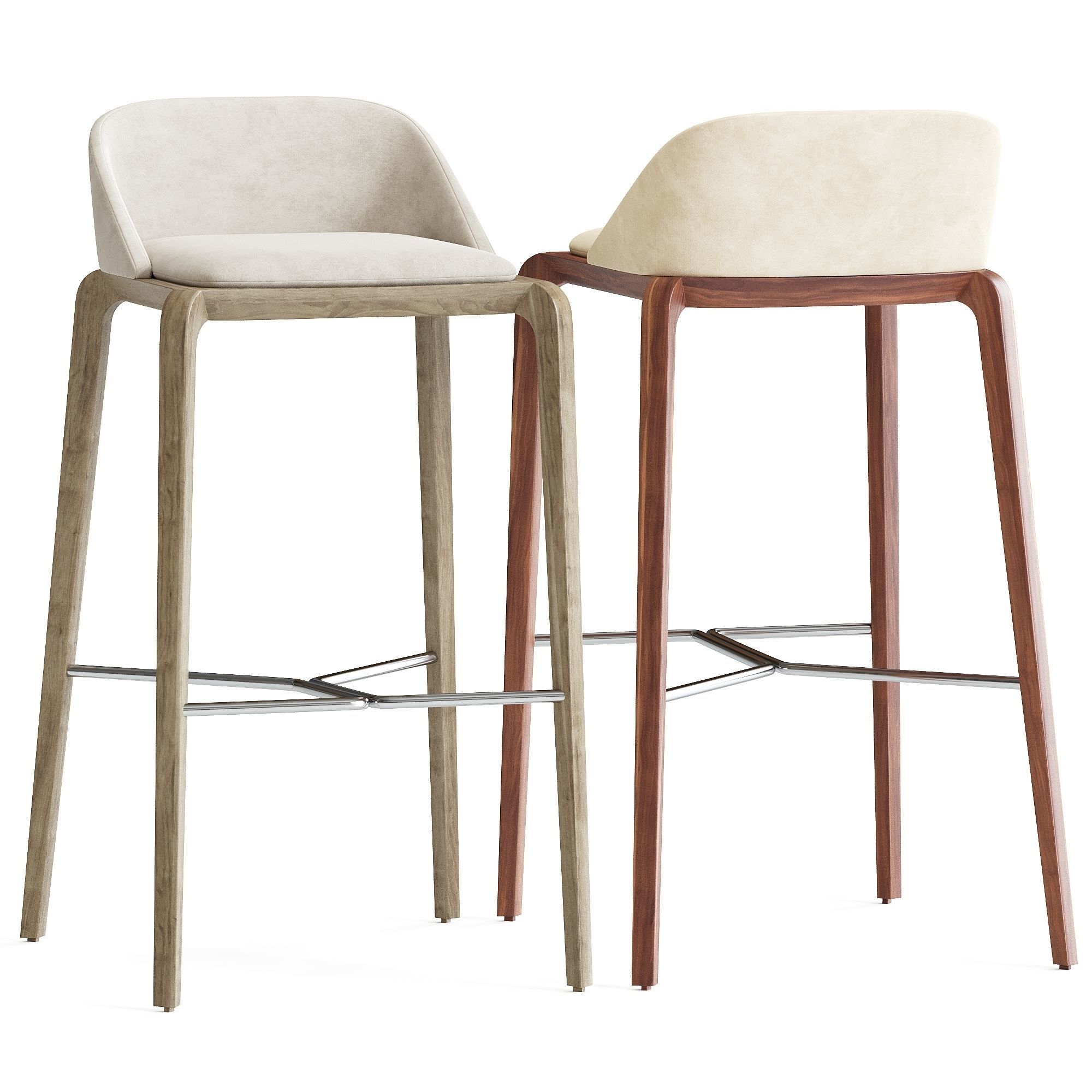 Roche Bobois bar stool Free 3D model_1