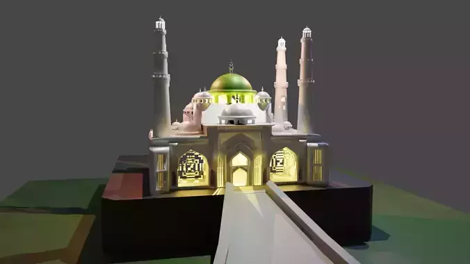 Taj mahal 3D model
