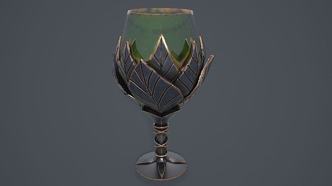 Table Service 3D Model Low-poly 3D model 6
