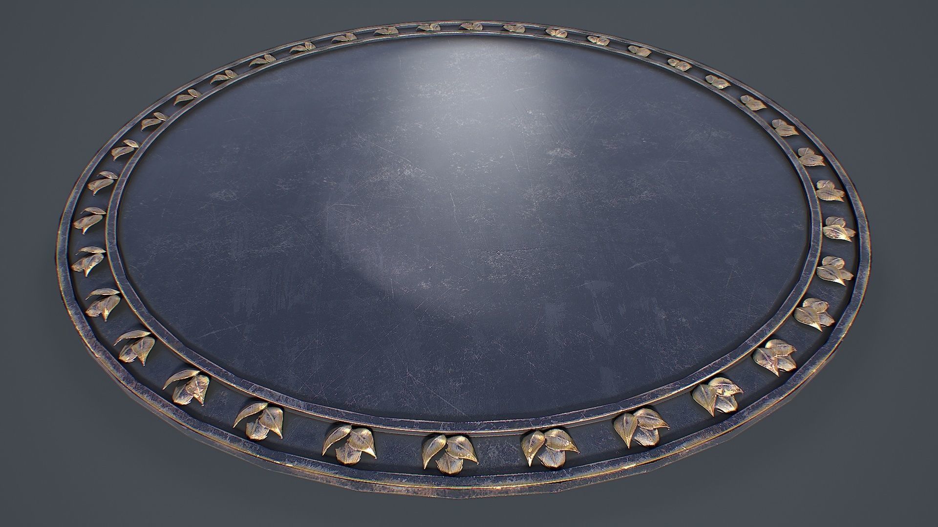 Table Service 3D Model Low-poly 3D model_11