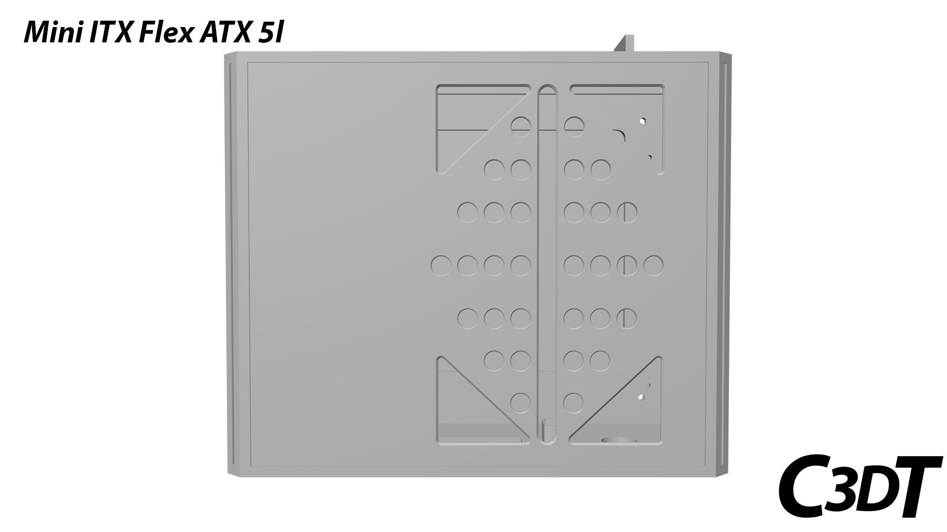 Mini ITX Flex ATX 5l 3D print model_2