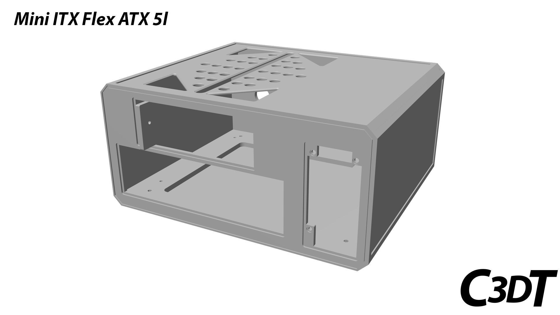 Mini ITX Flex ATX 5l 3D print model_3