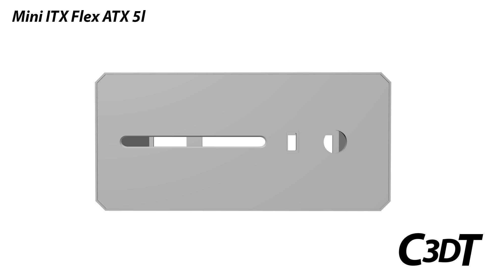 Mini ITX Flex ATX 5l 3D print model_1