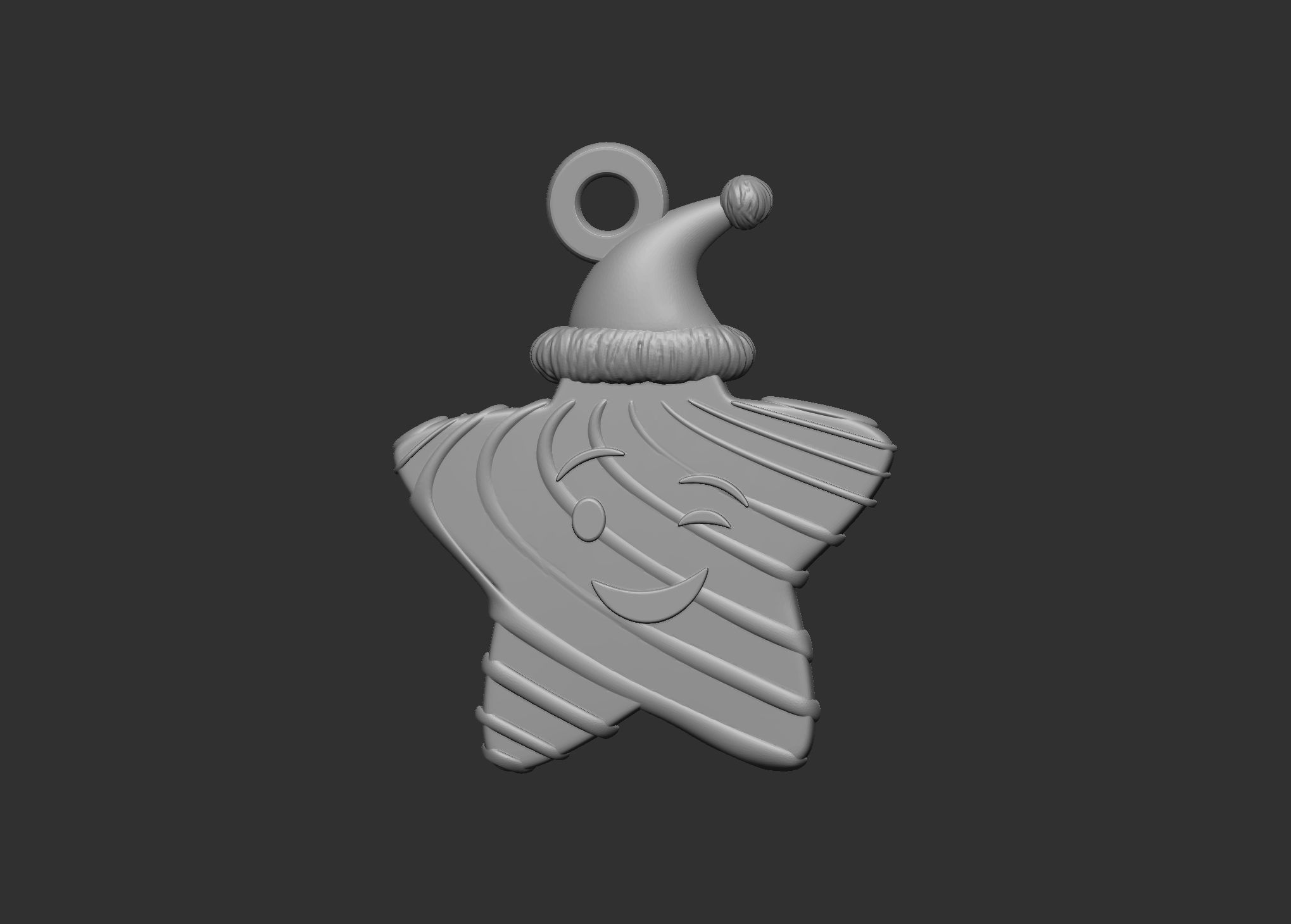 christmas star 3d printable model 3D print model_20