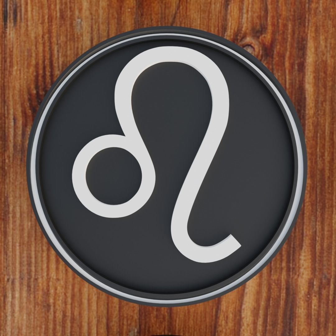 ALL 12 ZODIAC SIGN PACK - WITH CHAIN AND LOCKET 3D print model_9