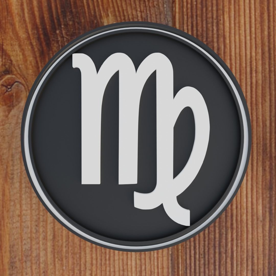 ALL 12 ZODIAC SIGN PACK - WITH CHAIN AND LOCKET 3D print model_7