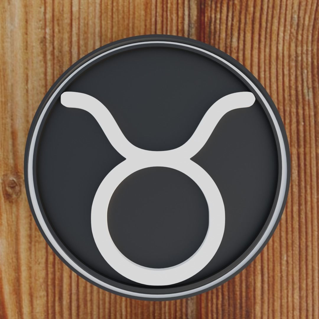 ALL 12 ZODIAC SIGN PACK - WITH CHAIN AND LOCKET 3D print model_5