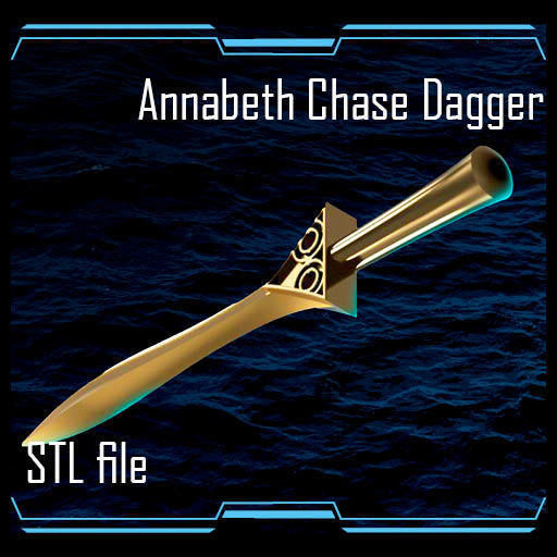 Annabeth Chase Series Celestial Bronze Dagger 3D print model 3D print model_3