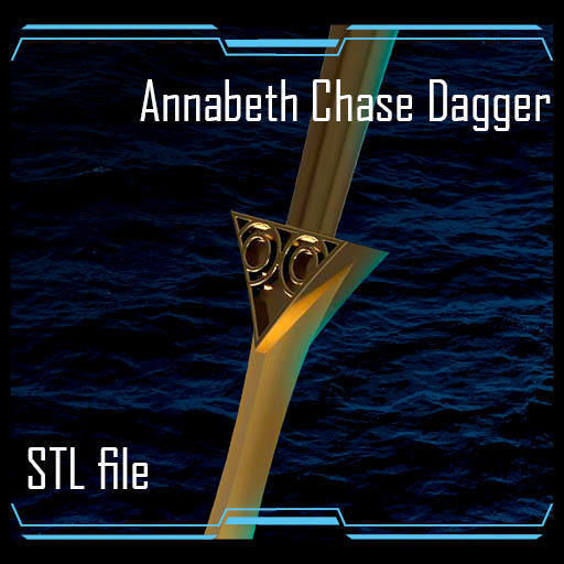 Annabeth Chase Series Celestial Bronze Dagger 3D print model 3D print model_1