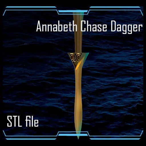 Annabeth Chase Series Celestial Bronze Dagger 3D print model 3D print model_0