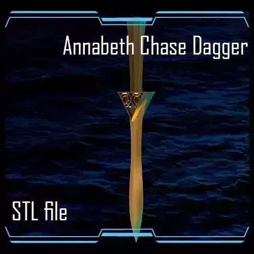 Annabeth Chase Series Celestial Bronze Dagger 3D print model 3D print model
