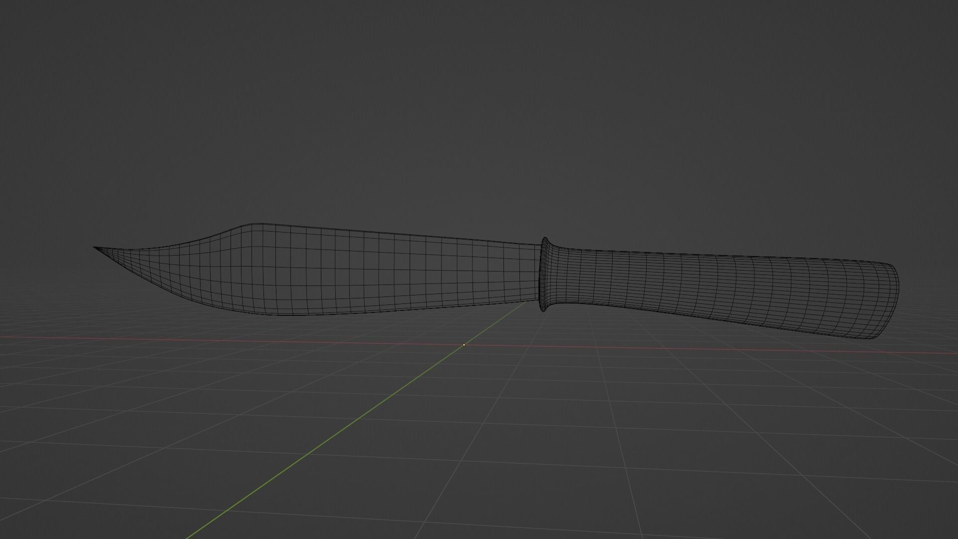 Hmong Knife V4 Low-poly 3D model_8