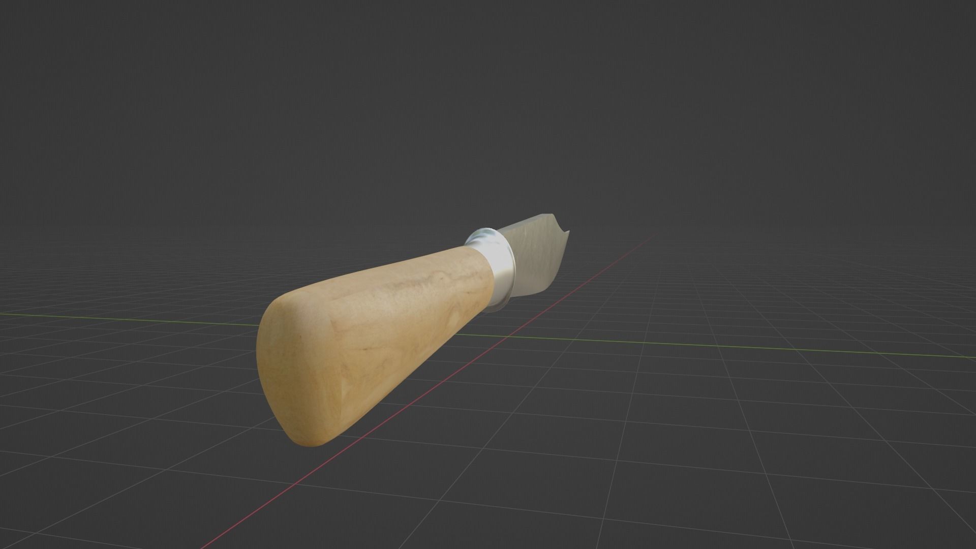 Hmong Knife V4 Low-poly 3D model_2