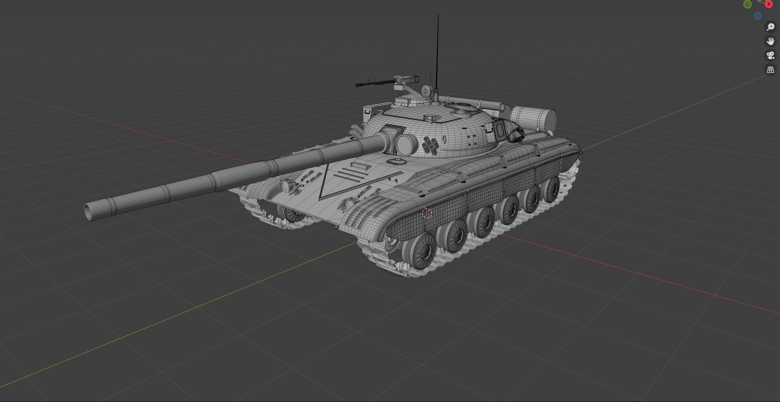 T-64 Main Battle Tank 3D model_8