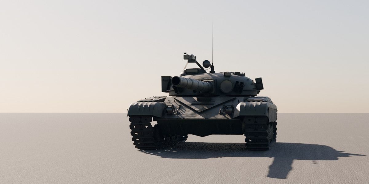 T-64 Main Battle Tank 3D model_3