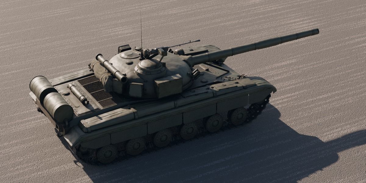 T-64 Main Battle Tank 3D model_5