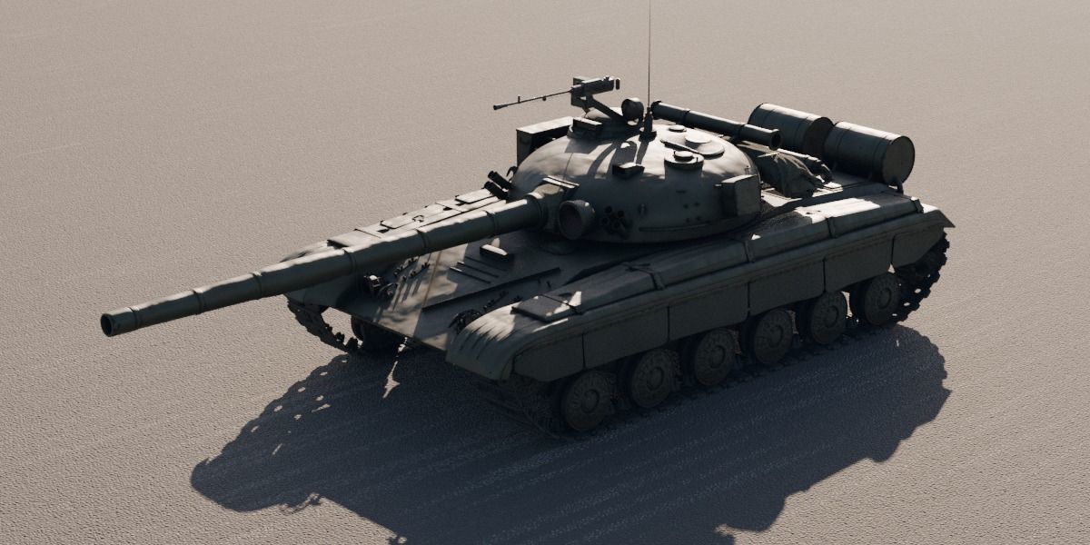 T-64 Main Battle Tank 3D model_6